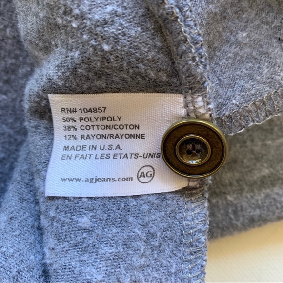 AG Adriano Goldschmied gray knit poncho size small - Picture 3 of 5